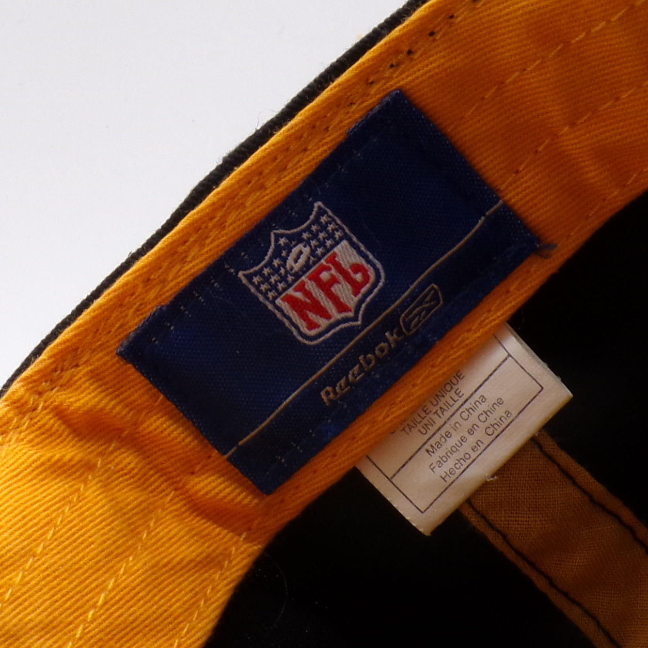 Vintage Black/Gold Reebok Minnesota Vikings Embroiderd Adjustable Baseball Hat