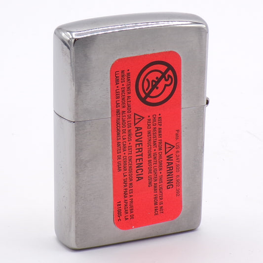 Brushed Chrome Pittsburgh Steelers NFL 2009 Genuine Flip Top Zippo Lighter