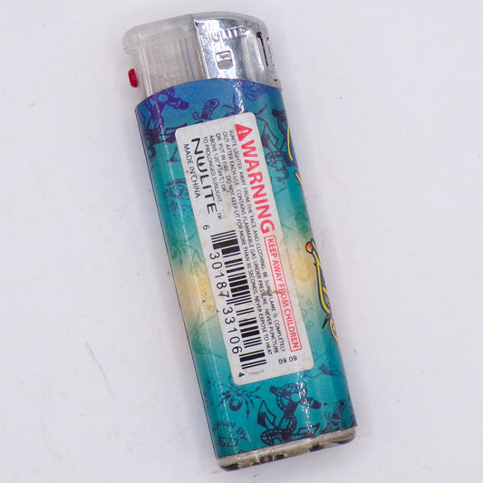 LED Flashing Vintage Ed Hardy by Christian Audigier Flower Girl Design Refillable Lighter