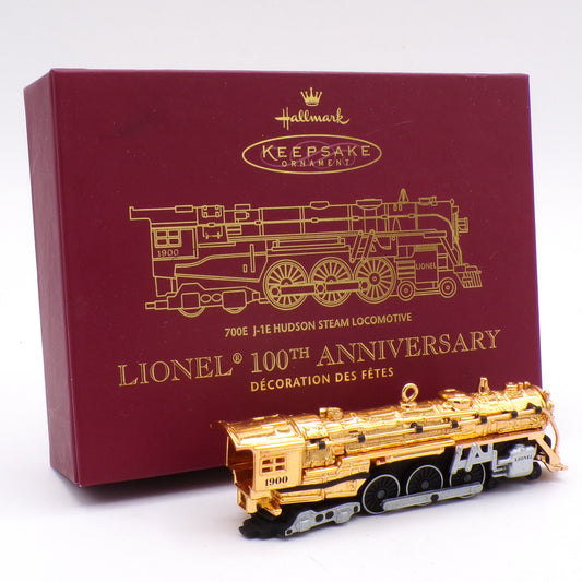 Hallmark Lionel 100th Anniversary 700E J-1E Hudson Locomotive Keepsake Ornament