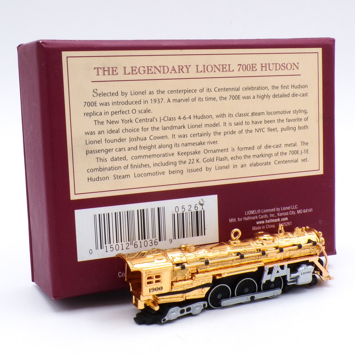 Hallmark Lionel 100th Anniversary 700E J-1E Hudson Locomotive Keepsake Ornament