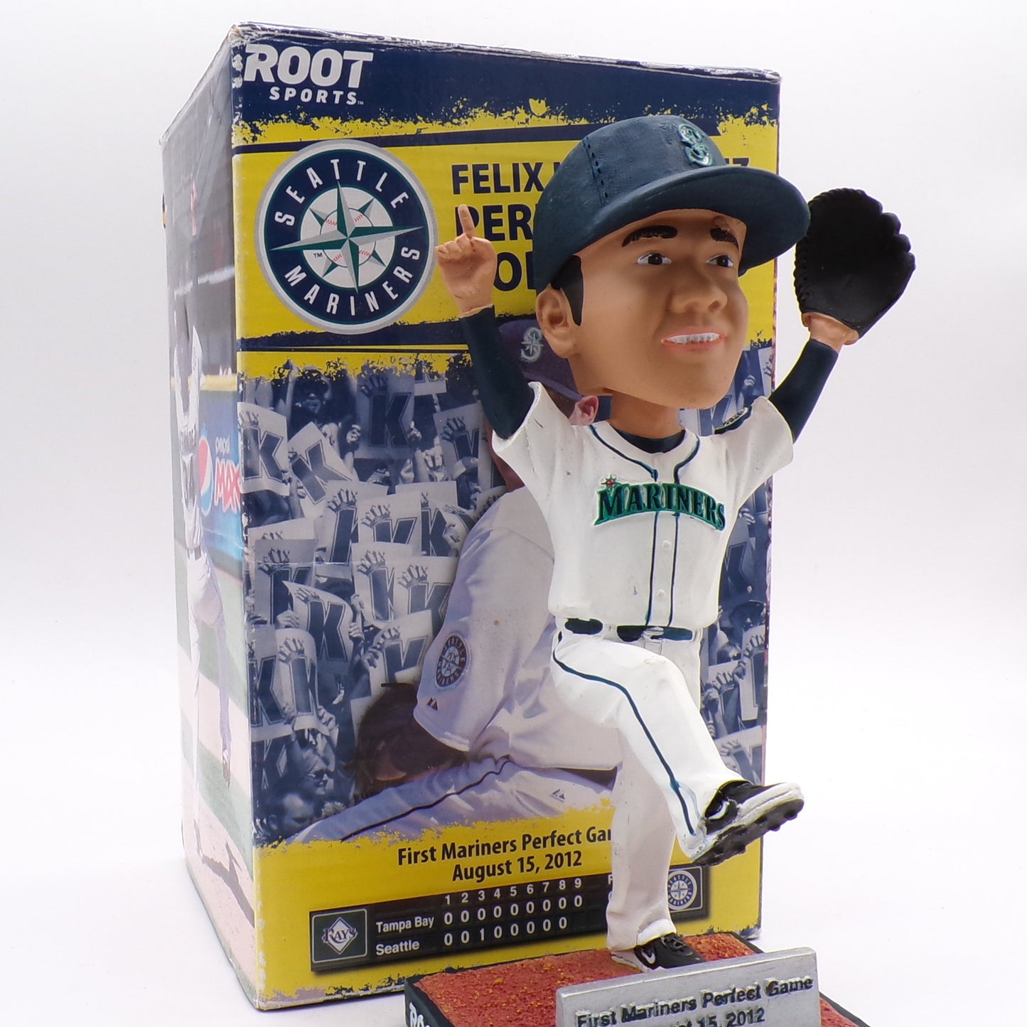 Felix Hernandez Perfect Game Bobblehead August 15, 2012 Seattle Mariners