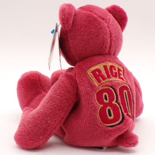 1998 San Francisco 49ers Jerry Rice #80 Beanie Bear Limited Treasures