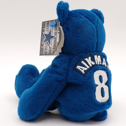 1998 Dallas Cowboys Troy Aikman #8 Beanie Bear Limited Treasures