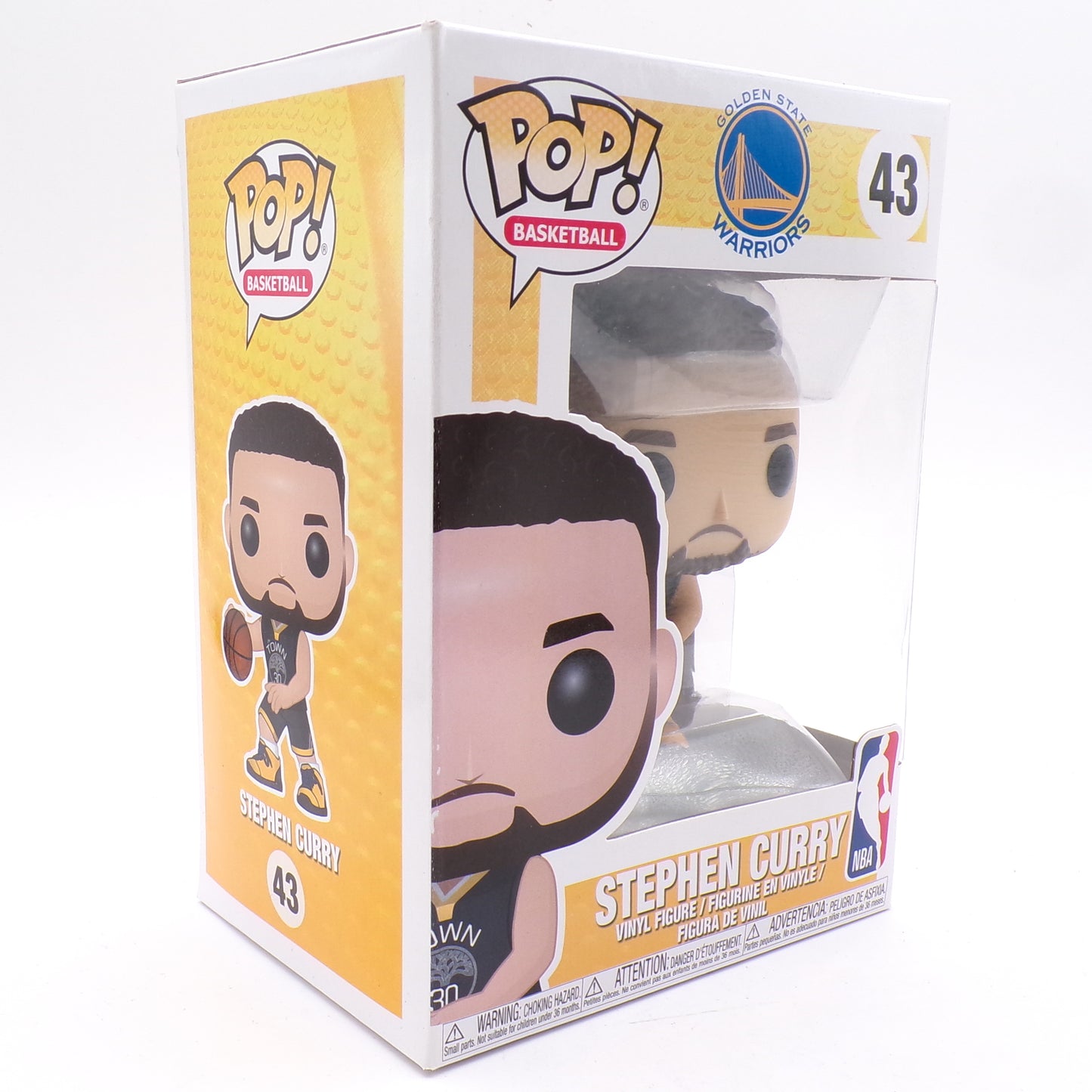 Funko Pop! Sports NBA Stephen Curry #43 Golden State Warriors