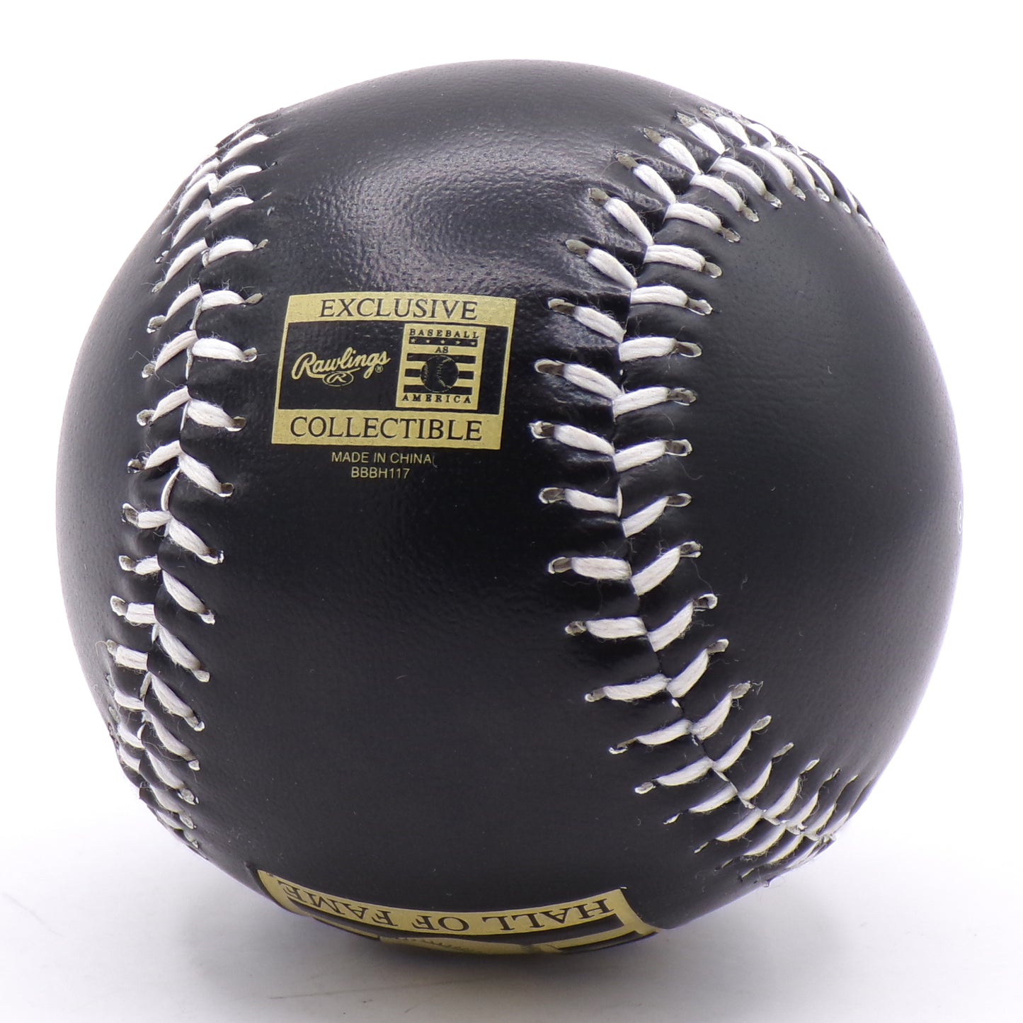 Black Rawlings Baseball Hall of Fame Exclusive Collectible Baseball w/Cube