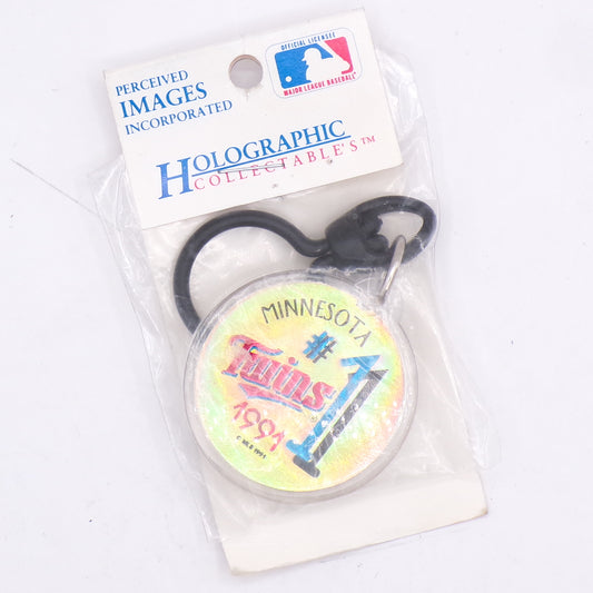 1991 Minnesota Twins #1 MLB Champions Holographic Collectables Key Ring - Sealed