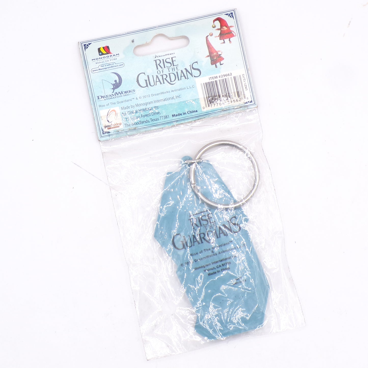 2012 Rise of the Guardians Embossed Character Key Ring - Sealed