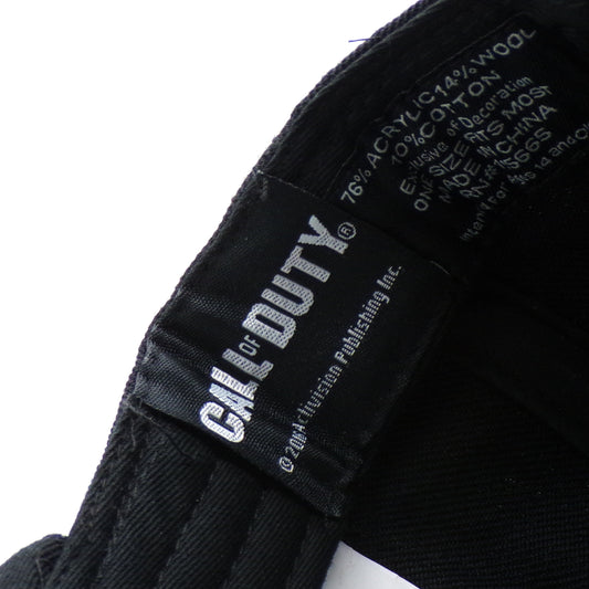Black 2016 Call of Duty Activision Enbroidered Adjustable Snapback Hat NWT