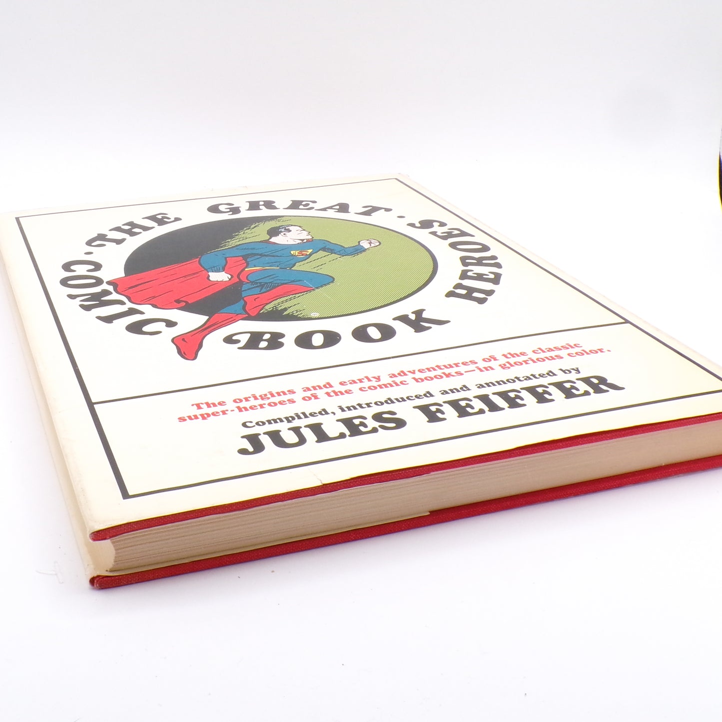 1965 The Great Comic Book Heroes Dial Press First Print/Edition Jules Feiffer HC/DJ Mint