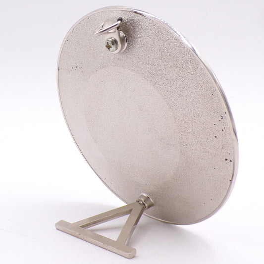 4" Engraved Metal Texas State Souvenir Commemorative Plate w/Stand + Hook