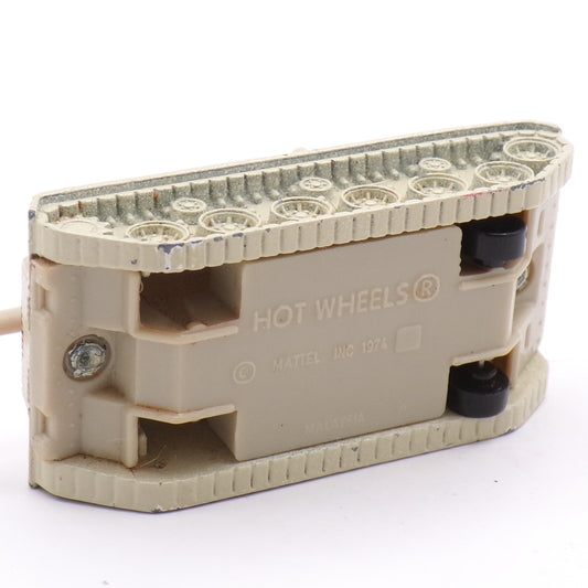 Hot Wheels 1974 US Army Tough Customer Sand Camo Tank Diecast Malaysia