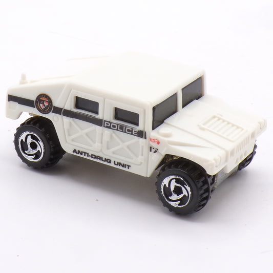 1991 Hot Wheels White Police Anti-Drug Unit Hummer Diecast Truck