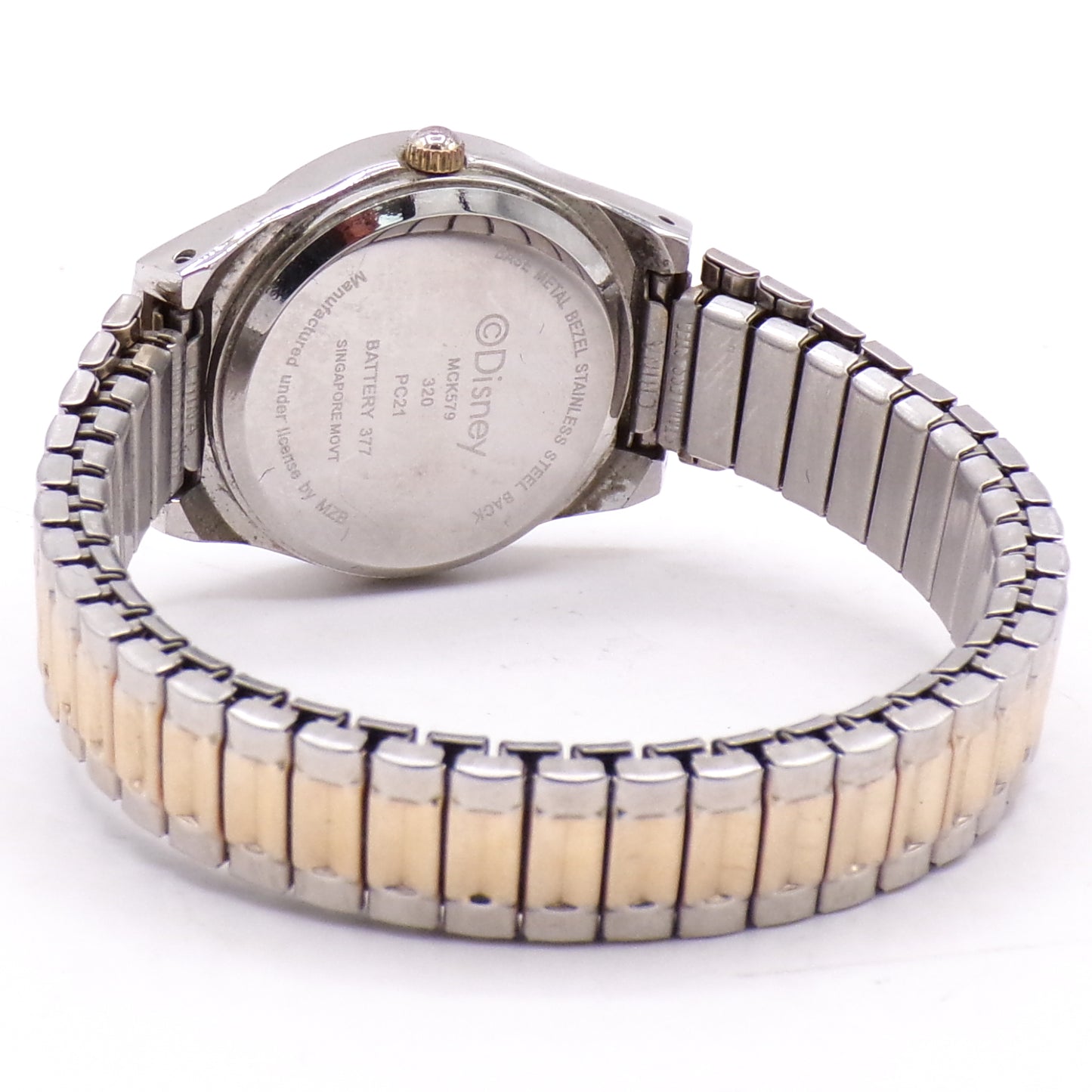 Vintage Women's Two-Tone Mickey Mouse Disney Wristwatch MZ Berger