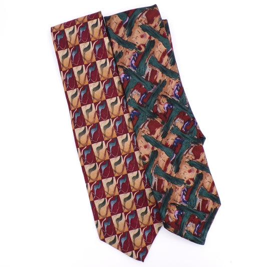 Set of Two Jerry Garcia (including Collector's Edition) Silk Neckties Bundle
