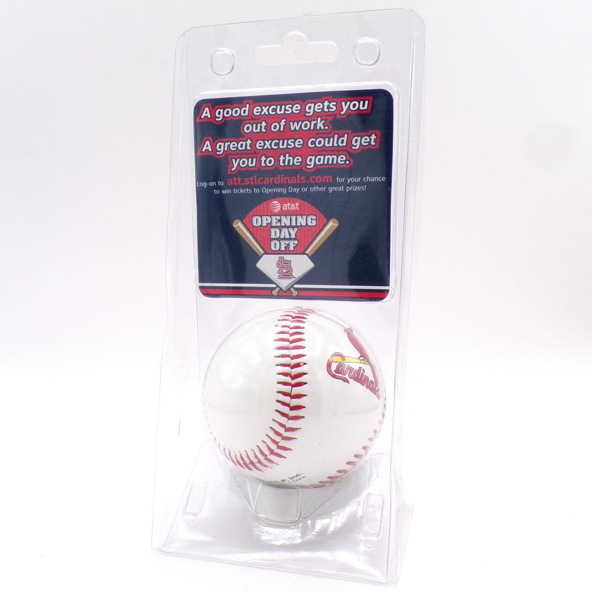 2006 Opening Day Off St. Louis Cardinals Promotional Logo Baseball