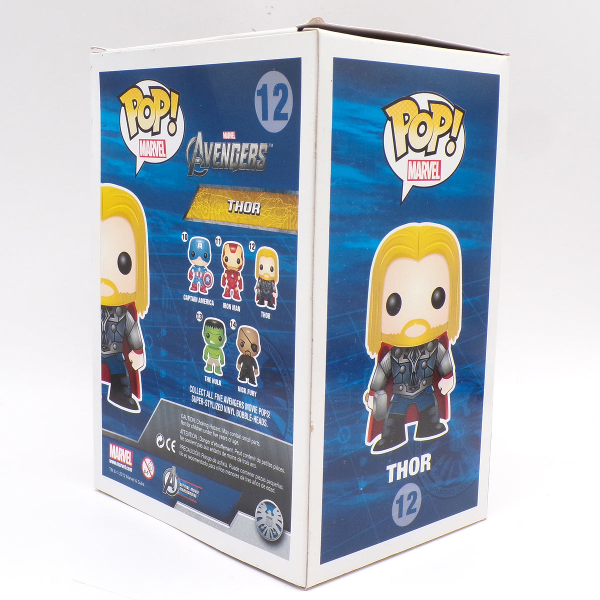Funko Pop! Marvel #12 Thor - The Avengers - Vaulted w/Protector - NIB
