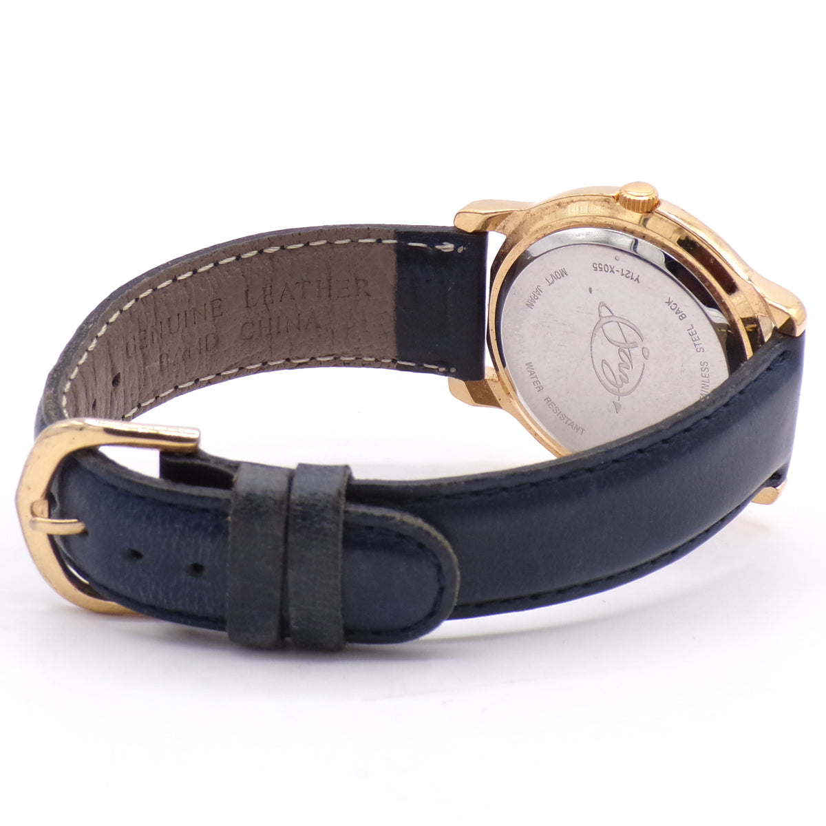 Vintage Jaz Seiko Gold Tone Mickey Mouse w/Flag Disney Water Resistant Analog Watch