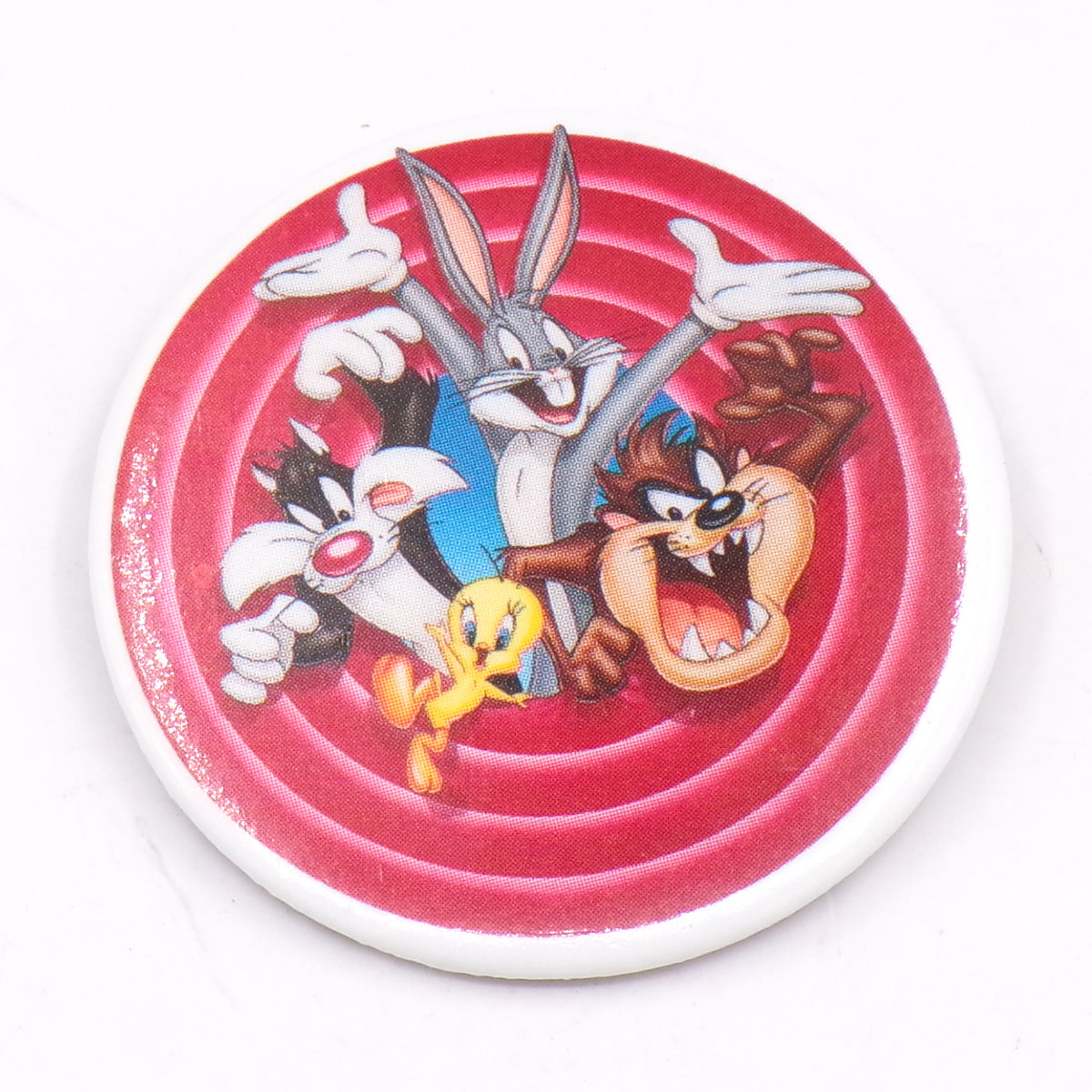 Vintage 1996 Warner Bros. Looney Tunes Characters Button Pin