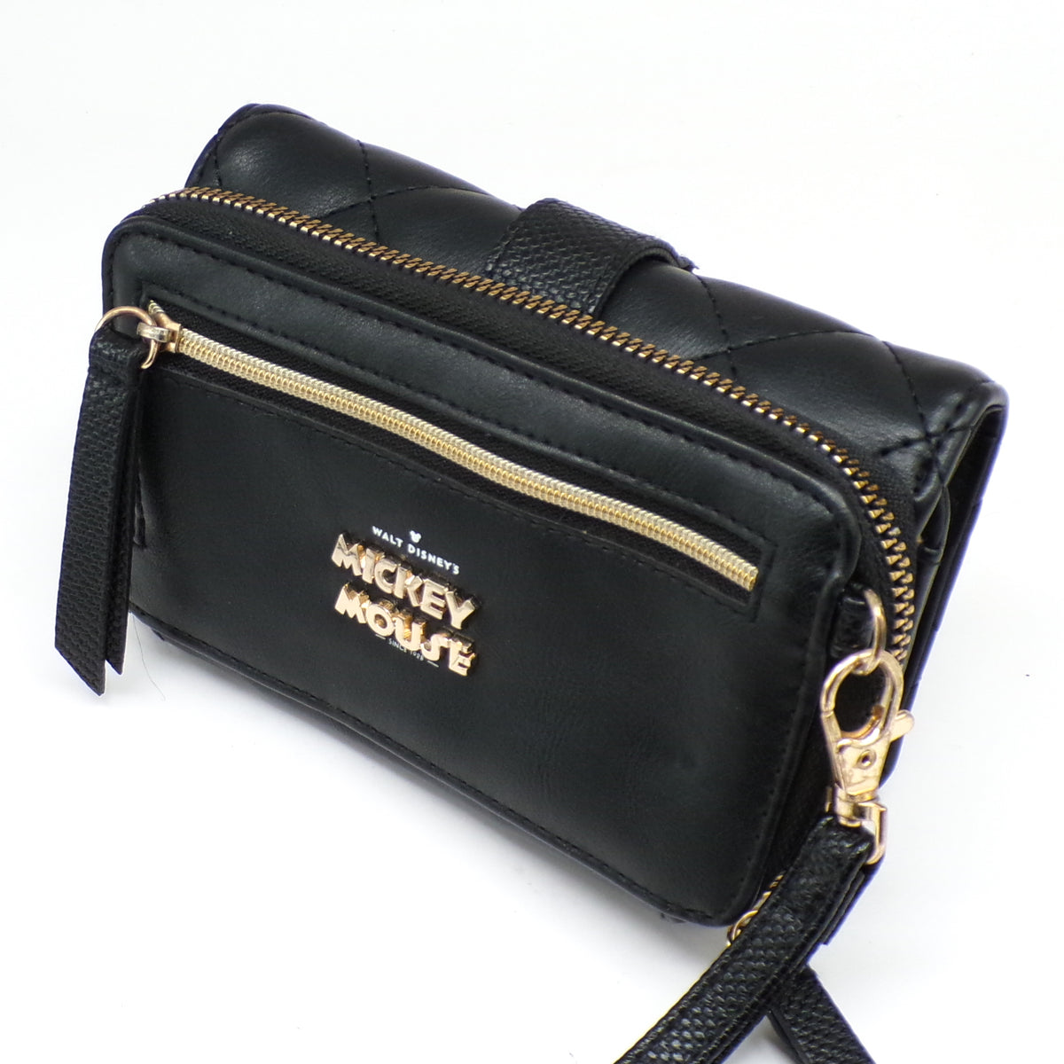 Black Mickey Mouse Wristlet Wallet Combo Purse Disney Bioworld