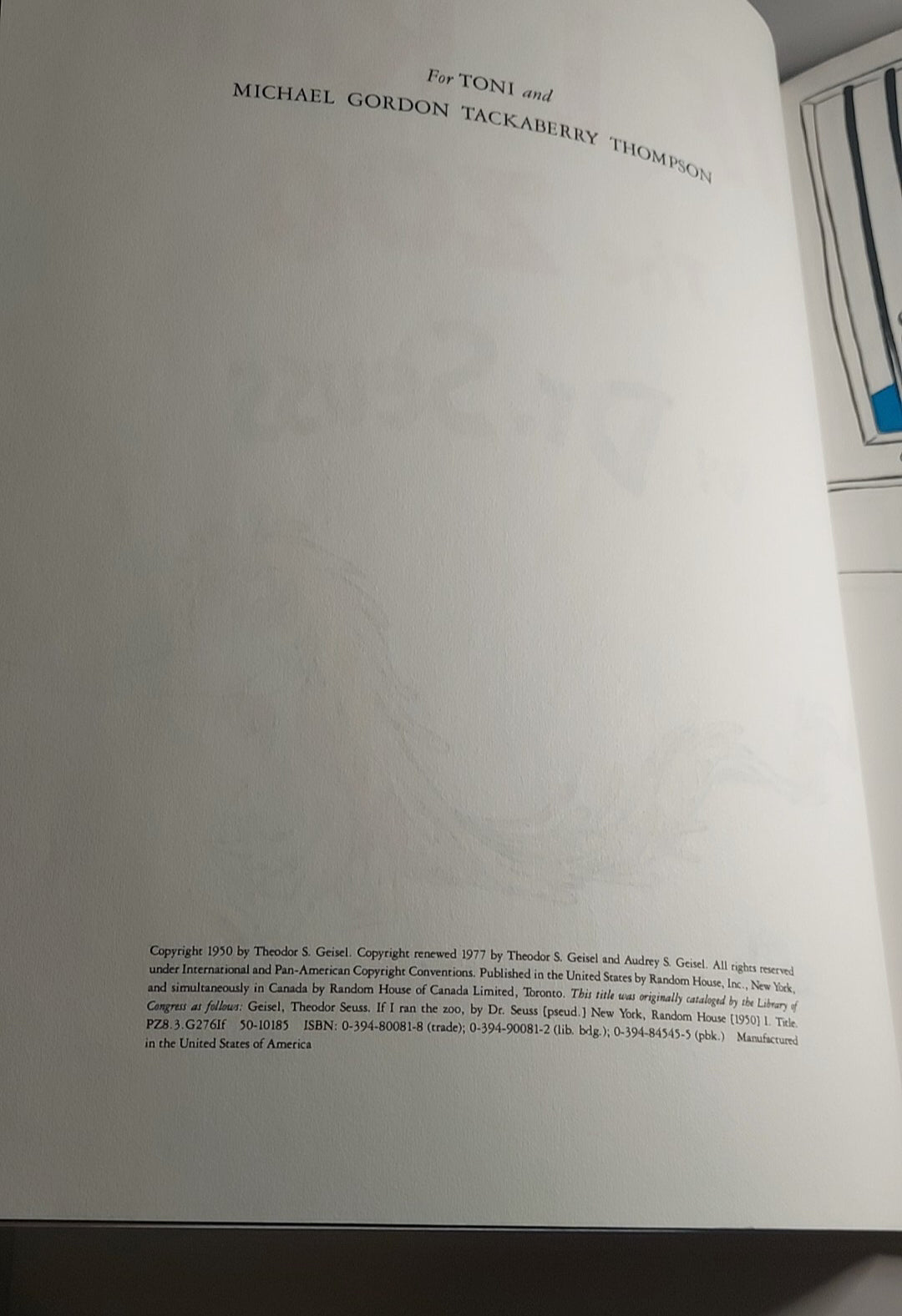 If I Ran the Zoo By Dr. Seuss - Paperback - 1977 - Out of Print Banned Book