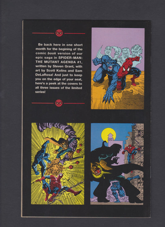 1992 Spiderman: Mutant Agenda #0 Collector's Edition Marvel Mint