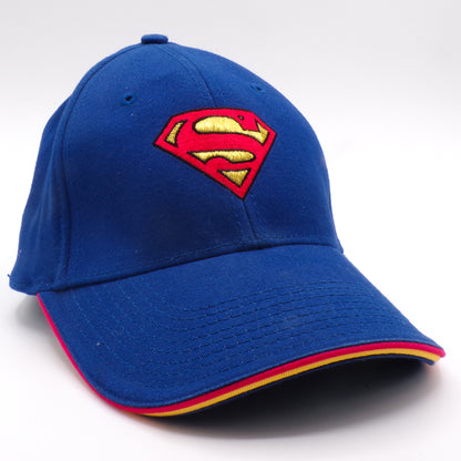 Blue Warner Bros. Superman Flexfit Embroidered Baseball Hat
