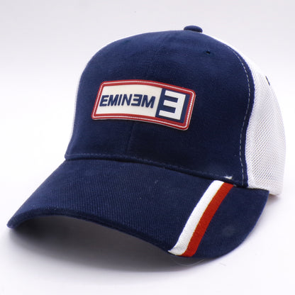 Vintage 2002 Blue/White Eminem Biodomes Fitted S/M Baseball Hat
