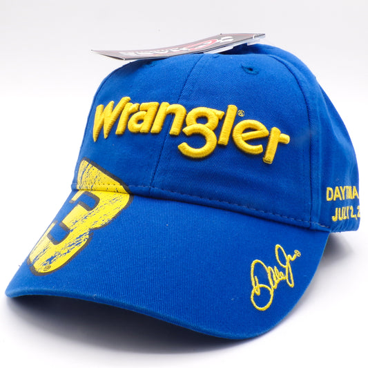 2010 Daytona Win Dale Earnhardt/Dale Earnhardt Jr. #3 Wrangler Adjustable Hat