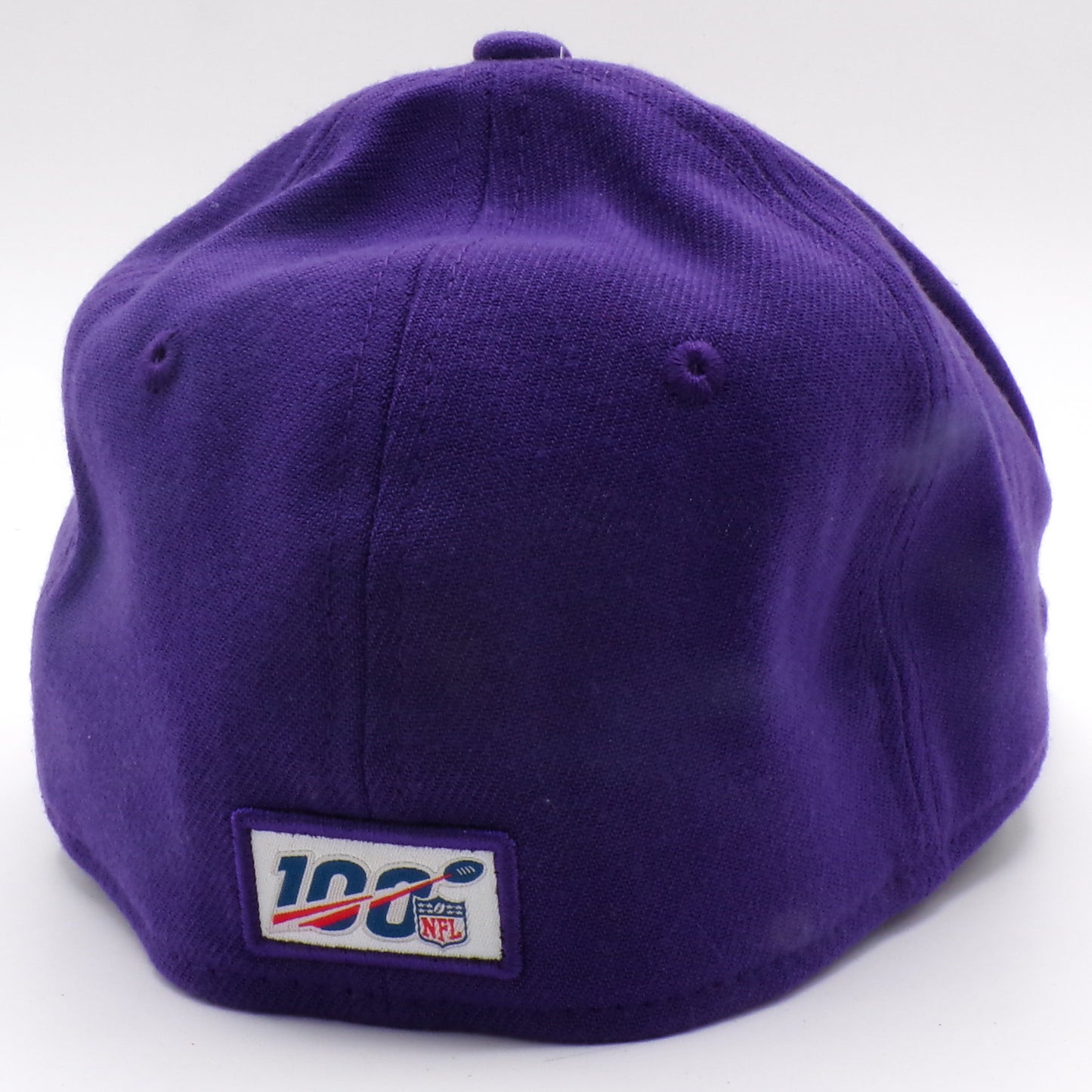 NFL 100 Purple Service Member Minnesota Vikings Fitted Hat w/Old MN State Flag