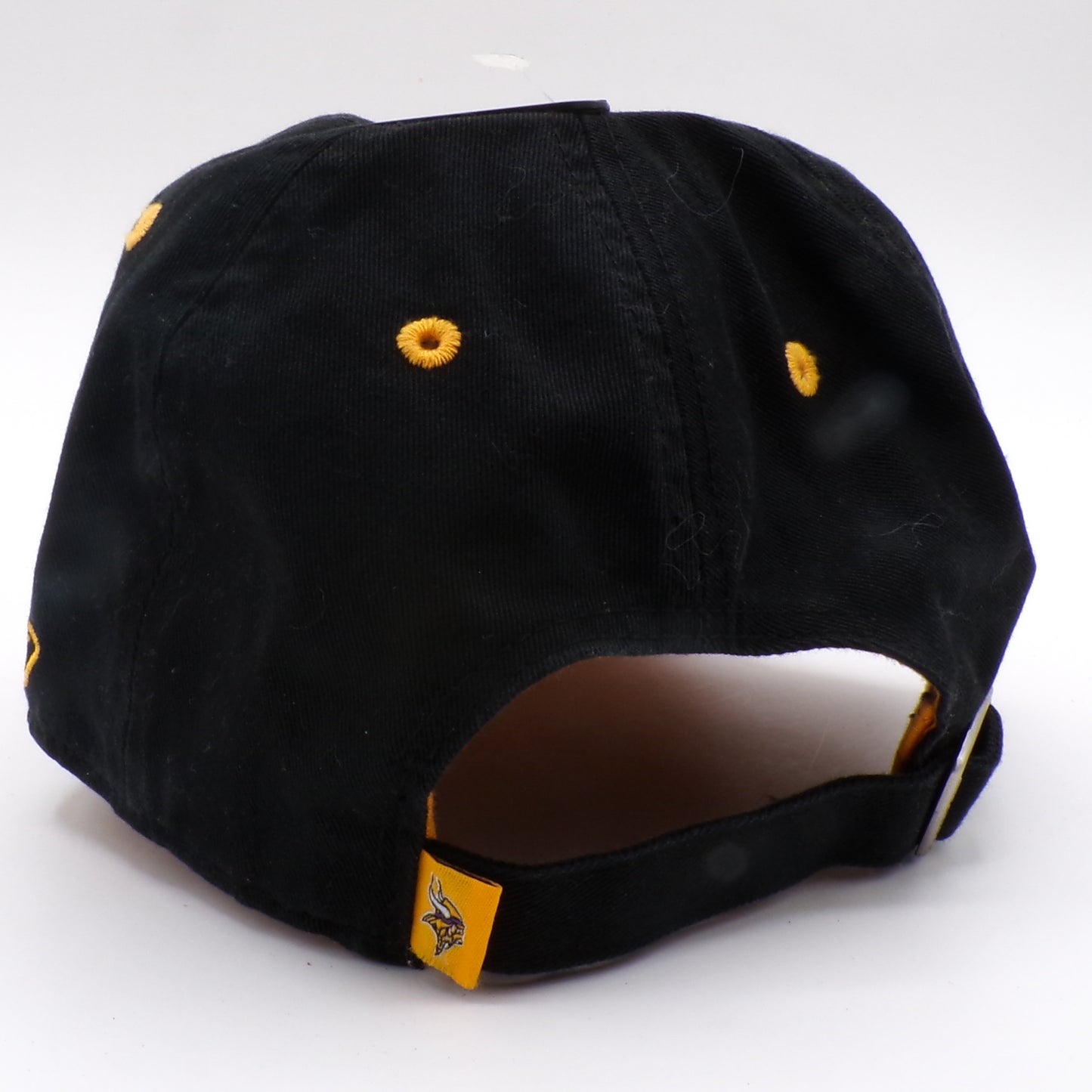 Vintage Black/Gold Reebok Minnesota Vikings Embroiderd Adjustable Baseball Hat