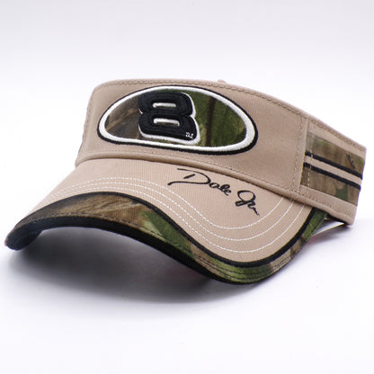 Vintage 2003 Camo/Khaki Dale Earnhardt Jr. #8 NASCAR Adjustable Visor