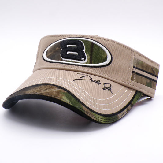 Vintage 2003 Camo/Khaki Dale Earnhardt Jr. #8 NASCAR Adjustable Visor