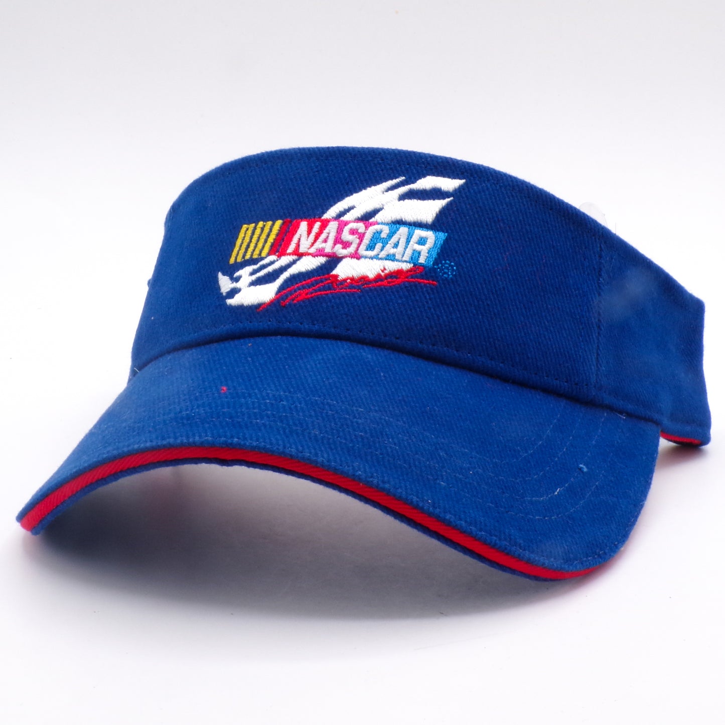 Vintage 2001 Brushed Blue NASCAR Adjustable Visor