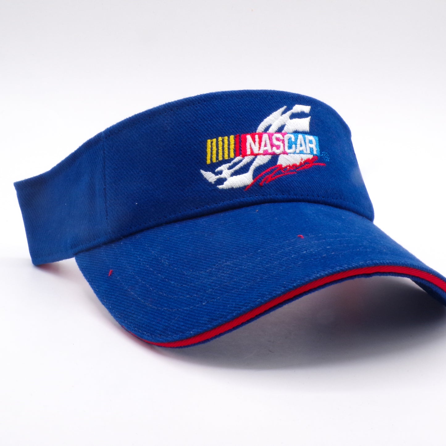 Vintage 2001 Brushed Blue NASCAR Adjustable Visor