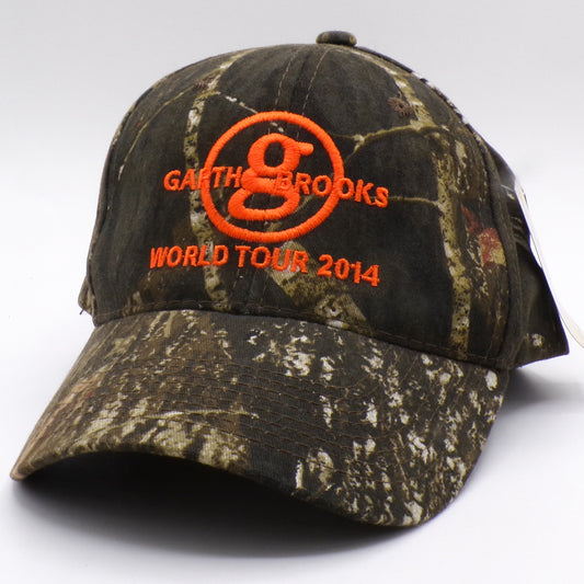 2014 Garth Brooks World Tour Mossy Oak Camouflage Adjustable Hat