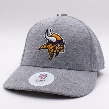 Heather Gray NFL Team Headwear Minnesota Vikings Adjustable Hat