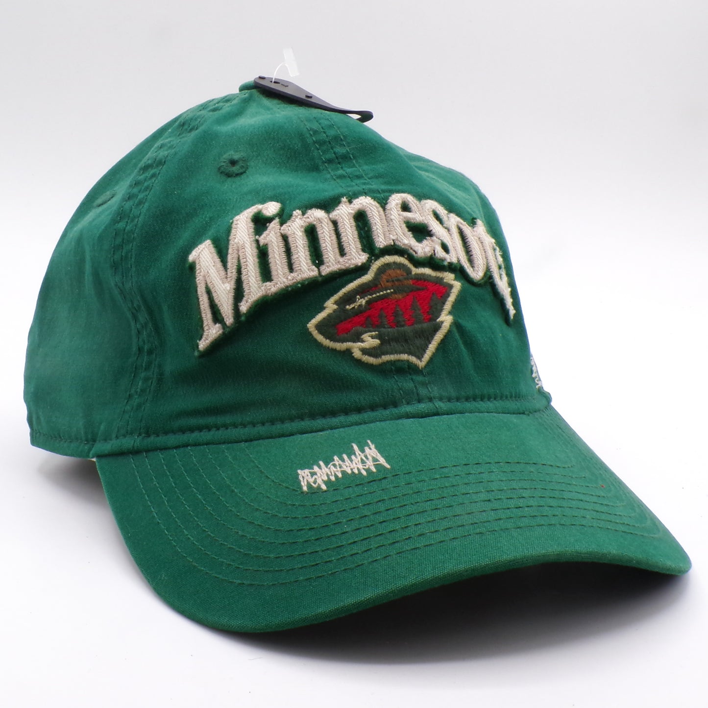 Vintage Reebok Face Off Headwear Minnesota Wild Hockey Adjustable Hat