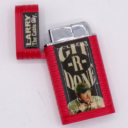 Talking 'Git R Done' Larry The Cable Guy Flip Top Refillable Torch Lighter