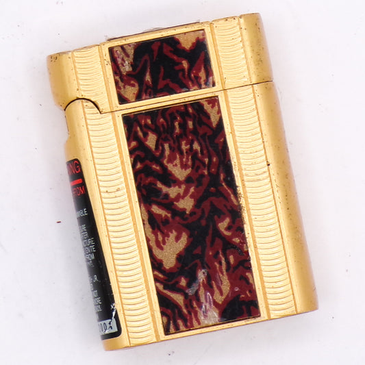 Mini Gold/Graphic Metal Vintage Refillable Torch Lighter