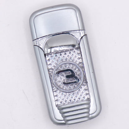 Chrome Dale Earnhardt #3 Refillable Vintage Green Flame Torch Lighter