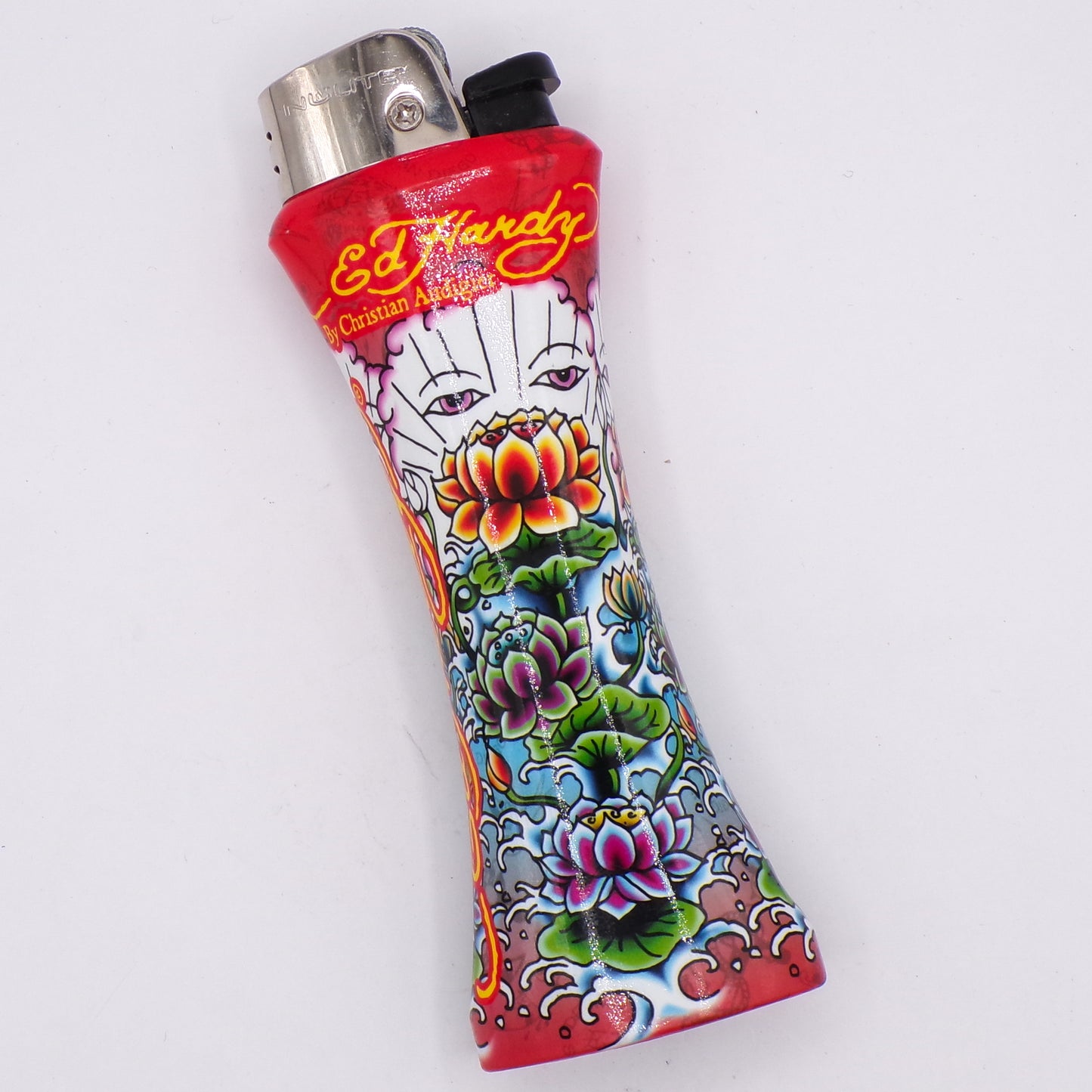 Giant 6" Ed Hardy by Christian Audigier Design Refillable Lighter with Bottle Opener