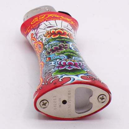 Giant 6" Ed Hardy by Christian Audigier Design Refillable Lighter with Bottle Opener
