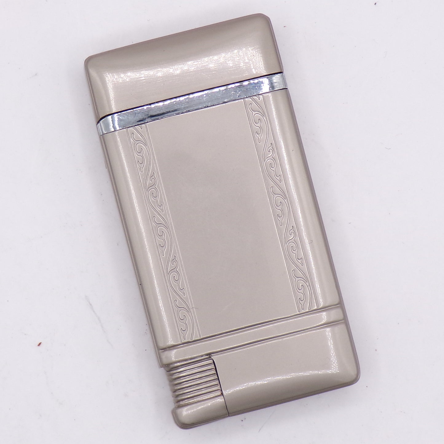 Chrome Double Sided Flame/Torch Combo Refillable Lighter