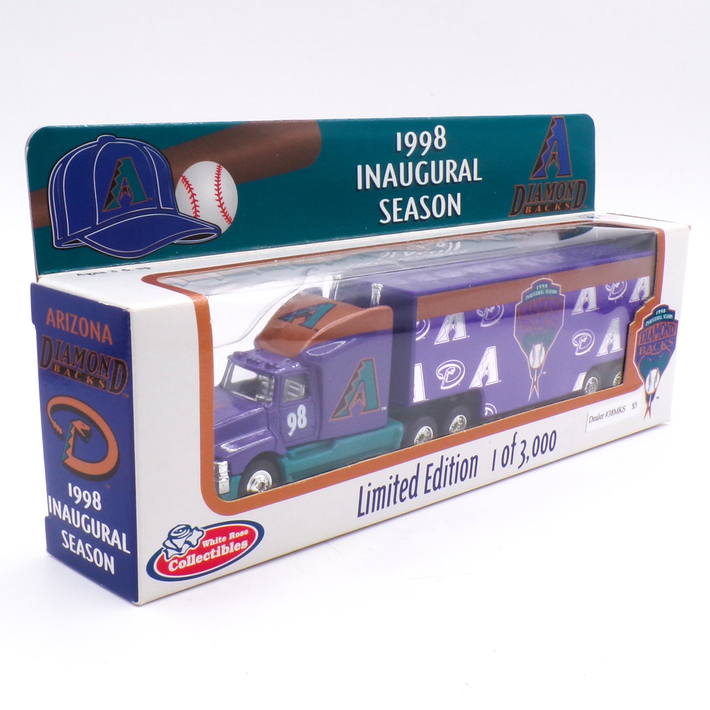 1998 Inaugural Season Arizona Diamondbacks Limited Edition 1/3000 Die-Cast Truck