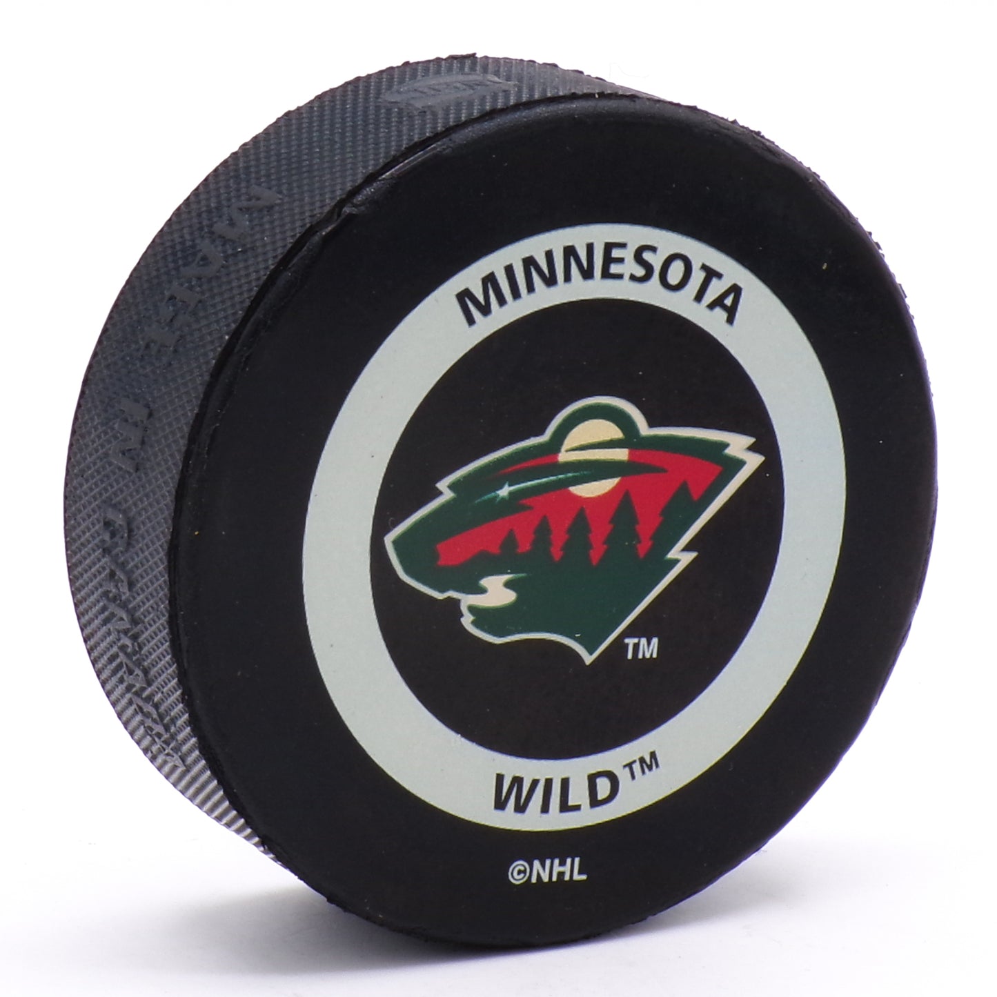 Official Minnesota Wild Game Puck NHL Souvenir Gary Bettman Hockey Puck