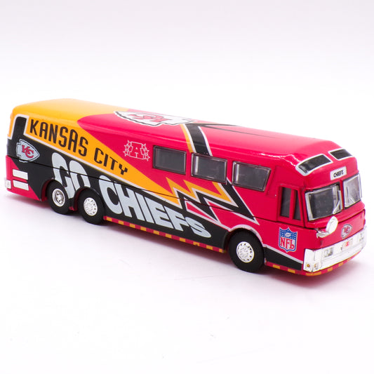 2001 Vintage Die-Cast Kansas City Chiefs Fleer Collectibles Diecast Motor Coach Bus