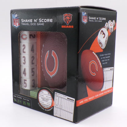 NFL Chicago Bears Shake N' Score Travel Dice Game