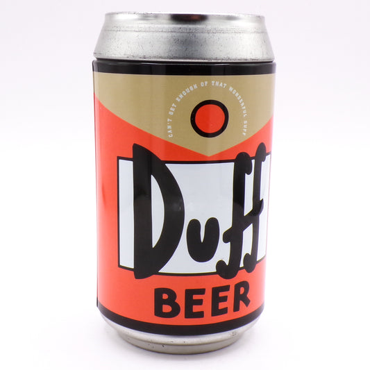 2002 The Simpsons Duff Beer Can Replica Tin Storage Container
