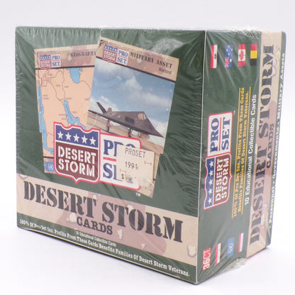1991 Pro Set Desert Storm Trading Cards Factory Sealed Box